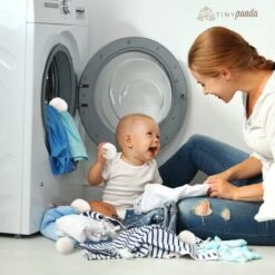 Merkloos Droger Ballen XL 6 Stuks Inclusief Lavendelolie – Zero Waste Dryer Balls - Duurzaam – Wasverzachter – Herbruikbare Drogerballen – Droogt De Was Sneller – Tiny Panda -HG Winkel 1200x1200 1135