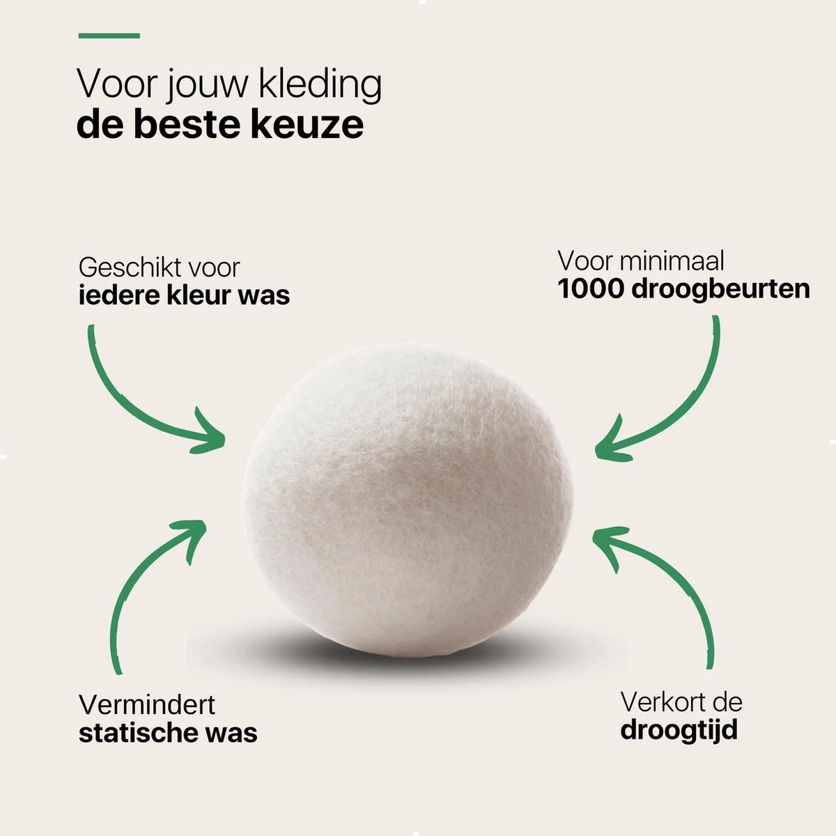 Tenify 6 XL Drogerballen + Extra Lavendel Olie - Wasbollen - Duurzaam - Schaapswol - Wasverzachter - Wasdrogerballen - Herbruikbare Droogballen - Energie Besparen 9 Tenify 6 XL Drogerballen + Extra Lavendel Olie - Wasbollen - Duurzaam - Schaapswol - Wasverzachter - Wasdrogerballen - Herbruikbare Droogballen - Energie Besparen - Afbeelding 9