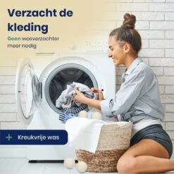Wooly Drogerballen - 6 Wasdroger Ballen - Duurzaam - Wol - Herbruikbare Wasballen - Wasbol - Wasverzachter -HG Winkel 1200x1200 1158