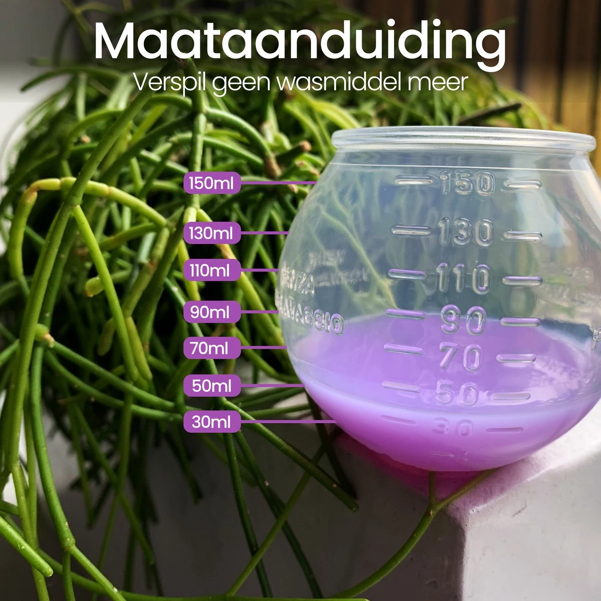 BluGo Doseerbol 2 Stuks - Wasbollen - Doseerdop - Drogerballen - Wasballen - Wasmiddel - Herbruikbaar - Maataanduiding - 150ml 3 BluGo Doseerbol 2 Stuks - Wasbollen - Doseerdop - Drogerballen - Wasballen - Wasmiddel - Herbruikbaar - Maataanduiding - 150ml - Afbeelding 3