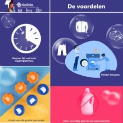 Salivio Laundryballs - 8x Wasbol Set - Huisdieren Haar Verwijderen - Wasbollen - Drogerballen - Energiebesparend - Wasverzachter - Milieuvriendelijk Wassen 9 Salivio Laundryballs - 8x Wasbol Set - Huisdieren Haar Verwijderen - Wasbollen - Drogerballen - Energiebesparend - Wasverzachter - Milieuvriendelijk Wassen -HG Winkel 1200x1200 1225