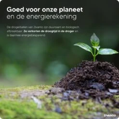 Drogerballen - Droogballen Voor Wasdrogers - Wasdrogerballen, Wasbollen & Wasballen - 100% Diervriendelijk, Duurzaam & Herbruikbaar - Duurzaam Cadeau - Energie Besparen - RWS Wol & Zero Waste - 6 Stuks Van Zivanto -HG Winkel 1200x1200 1284