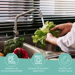 Jooba Magnetische Waterontharder - 1+1 GRATIS - Waterontharder Magneet - Waterontharder Waterleiding - Ontkalker - 4000 Silvertech - Waterontkalker - Antikalk Magneet - Kalkaanslag -HG Winkel 1200x1200 1536