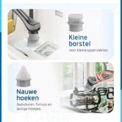 Qualitics Elektrische Schoonmaakborstel - Roterende Polijstmachine - Schrobborstel - Poetsmachine - Vloerreiniger Met 10 Opzetstukken 14 Qualitics Elektrische Schoonmaakborstel - Roterende Polijstmachine - Schrobborstel - Poetsmachine - Vloerreiniger Met 10 Opzetstukken -HG Winkel 1200x1200 1910