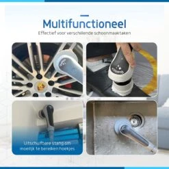 Qualitics Elektrische Schoonmaakborstel - Roterende Polijstmachine - Schrobborstel - Poetsmachine - Vloerreiniger Met 10 Opzetstukken 15 Qualitics Elektrische Schoonmaakborstel - Roterende Polijstmachine - Schrobborstel - Poetsmachine - Vloerreiniger Met 10 Opzetstukken -HG Winkel 1200x1200 1911