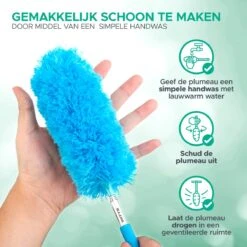 WITTS Telescopische Plumeau Met Telescoopsteel - 60 Tot 140 Cm - Uitschuifbaar - Blauw -HG Winkel 1200x1200 2040