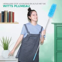 WITTS Telescopische Plumeau Met Telescoopsteel - 60 Tot 140 Cm - Uitschuifbaar - Blauw -HG Winkel 1200x1200 2043