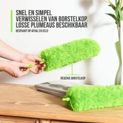 Strex Telescopische Plumeau Met Telescoopsteel - 60 Tot 140 Cm - Uitschuifbaar - Wasbaar - Flexibel 360° Draaibaar - Microvezel Ragebol -HG Winkel 1200x1200 2093