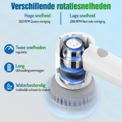 Elektrische Schoonmaakborstel - Schrobborstel - Handborstel - Schuurborstel - Schrobber - Badkamer - Toilet - Keuken -HG Winkel 1200x1200 2132