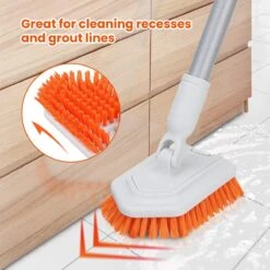 Merkloos Badkamer Reinigingsborstel - Badkamerschrobborstel - Reinigingsborstel - Met Afneembare Telescopische Handgreep En 180° Verstelbare Gezamenlijke Reinigingsborstel - Lange Steel 107 Cm -HG Winkel 1200x1200 2138