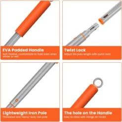 Merkloos Badkamer Reinigingsborstel - Badkamerschrobborstel - Reinigingsborstel - Met Afneembare Telescopische Handgreep En 180° Verstelbare Gezamenlijke Reinigingsborstel - Lange Steel 107 Cm -HG Winkel 1200x1200 2139