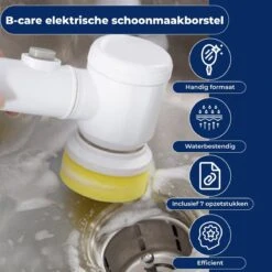 B-care Magic Brush - Elektrische Multifunctionele Schoonmaakborstel - 7 Opzetstukken - Wasborstel - Poetsmachine - Schrobborstel - Handborstel - Werkborstel - Schrobber - Boorborstel - Reinigingsborstel 14 B-care Magic Brush - Elektrische Multifunctionele Schoonmaakborstel - 7 Opzetstukken - Wasborstel - Poetsmachine - Schrobborstel - Handborstel - Werkborstel - Schrobber - Boorborstel - Reinigingsborstel -HG Winkel 1200x1200 2153