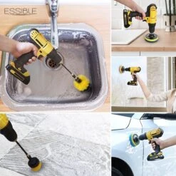 ESSIBLE Borstelboor - Set 20 Stuks - Schrobborstel - Polypropyleen - Borstel Boormachine - Schrobborstel - Schuurborstel - Automatische Reiniging - 20 Delige Borstelset Voor Boormachine -HG Winkel 1200x1200 2180