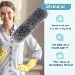 ForDig 7-Delige Plumeau Set - Duster Met Telescoopsteel Uitschuifbaar Tot 250 Cm - Inclusief Ragebol / Voegenborstel / Microvezel Doek / Chenille Borstel - Wasbaar - 360 Graden Draaibaar 11 ForDig 7-Delige Plumeau Set - Duster Met Telescoopsteel Uitschuifbaar Tot 250 Cm - Inclusief Ragebol / Voegenborstel / Microvezel Doek / Chenille Borstel - Wasbaar - 360 Graden Draaibaar -HG Winkel 1200x1200 2199