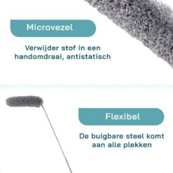 ForDig 7-Delige Plumeau Set - Duster Met Telescoopsteel Uitschuifbaar Tot 250 Cm - Inclusief Ragebol / Voegenborstel / Microvezel Doek / Chenille Borstel - Wasbaar - 360 Graden Draaibaar 13 ForDig 7-Delige Plumeau Set - Duster Met Telescoopsteel Uitschuifbaar Tot 250 Cm - Inclusief Ragebol / Voegenborstel / Microvezel Doek / Chenille Borstel - Wasbaar - 360 Graden Draaibaar -HG Winkel 1200x1200 2200