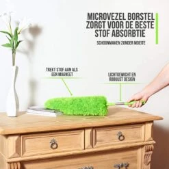 Strex Telescopische Plumeau Set Met Telescoopsteel - 60 Tot 140 Cm - Uitschuifbaar - Flexibel - Microvezel Ragebol - 5-Delige Schoonmaak Set -HG Winkel 1200x1200 2222