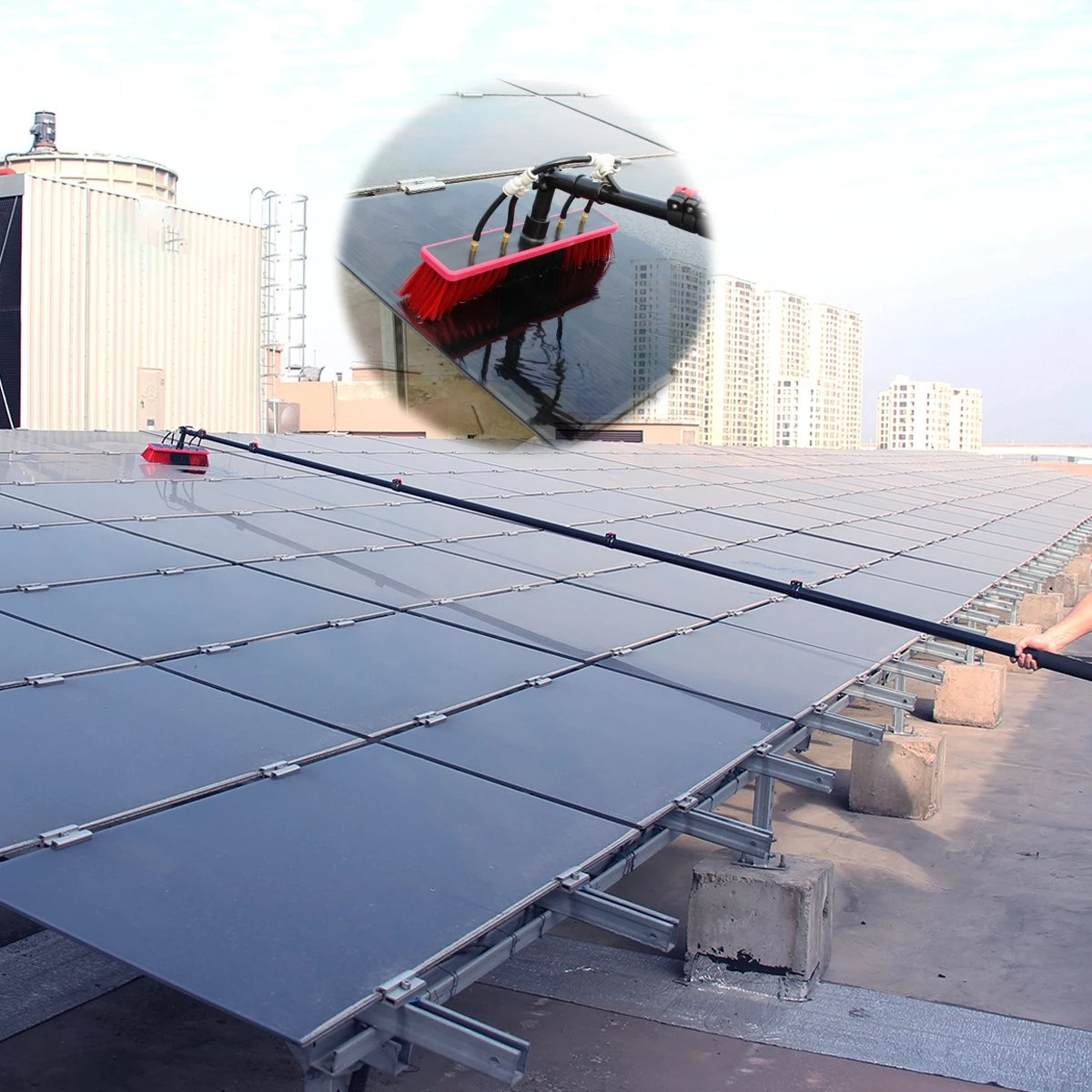 Kibani Telescoop Borstel 9m - Telescoopsteel Ramenwassen - Telescoopsteel Met Borstel - Telescoopsteel - Telescoopsteel Met Waterdoorvoer - Ramenwassen - Raamwisser Met Telescoopsteel - Raamwisser - Telescoopstelen 3 Kibani Telescoop Borstel 9m - Telescoopsteel Ramenwassen - Telescoopsteel Met Borstel - Telescoopsteel - Telescoopsteel Met Waterdoorvoer - Ramenwassen - Raamwisser Met Telescoopsteel - Raamwisser - Telescoopstelen - Afbeelding 3