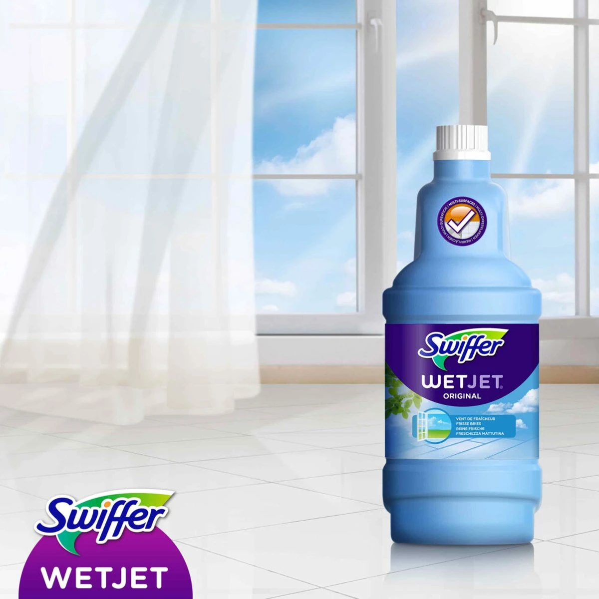 Swiffer WetJet Alles-In-Een Dweilsysteem Reinigingsmiddel - 1.25 Liter 8 Swiffer WetJet Alles-In-Een Dweilsysteem Reinigingsmiddel - 1.25 Liter - Afbeelding 8