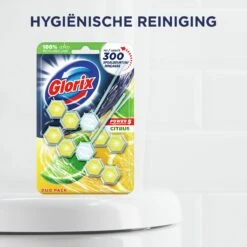 Glorix Power 5 Toiletblokken - Citroen - 7 X 2 Stuks - Voordeelverpakking -HG Winkel 1200x1200 2760