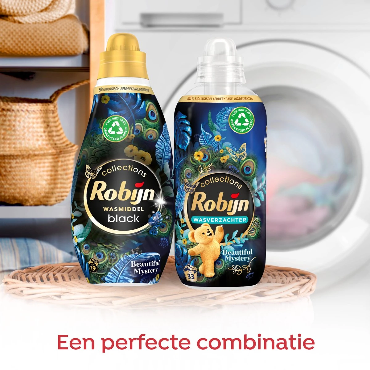 Robijn Klein & Krachtig Collections Beautiful Mystery Vloeibaar Wasmiddel - 8 X 19 Wasbeurten - Voordeelverpakking 5 Robijn Klein & Krachtig Collections Beautiful Mystery Vloeibaar Wasmiddel - 8 X 19 Wasbeurten - Voordeelverpakking - Afbeelding 5
