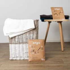Briters Wasmiddelstrips - 100 Wasbeurten - Ecologisch Wasmiddel - 100% Plasticvrij - Fresh Linen - Wasstrips -HG Winkel 1200x1200 339