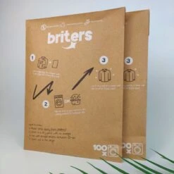 Briters Wasmiddelstrips - 100 Wasbeurten - Ecologisch Wasmiddel - 100% Plasticvrij - Fresh Linen - Wasstrips -HG Winkel 1200x1200 340