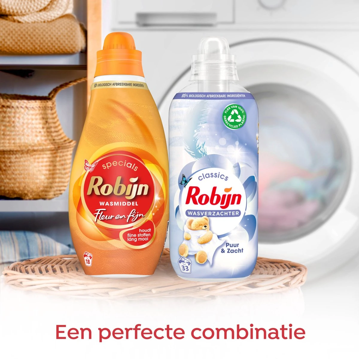 Robijn Specials Fleur & Fijn Vloeibaar Wasmiddel - 6 X 18 Wasbeurten - Voordeelverpakking 6 Robijn Specials Fleur & Fijn Vloeibaar Wasmiddel - 6 X 18 Wasbeurten - Voordeelverpakking - Afbeelding 6