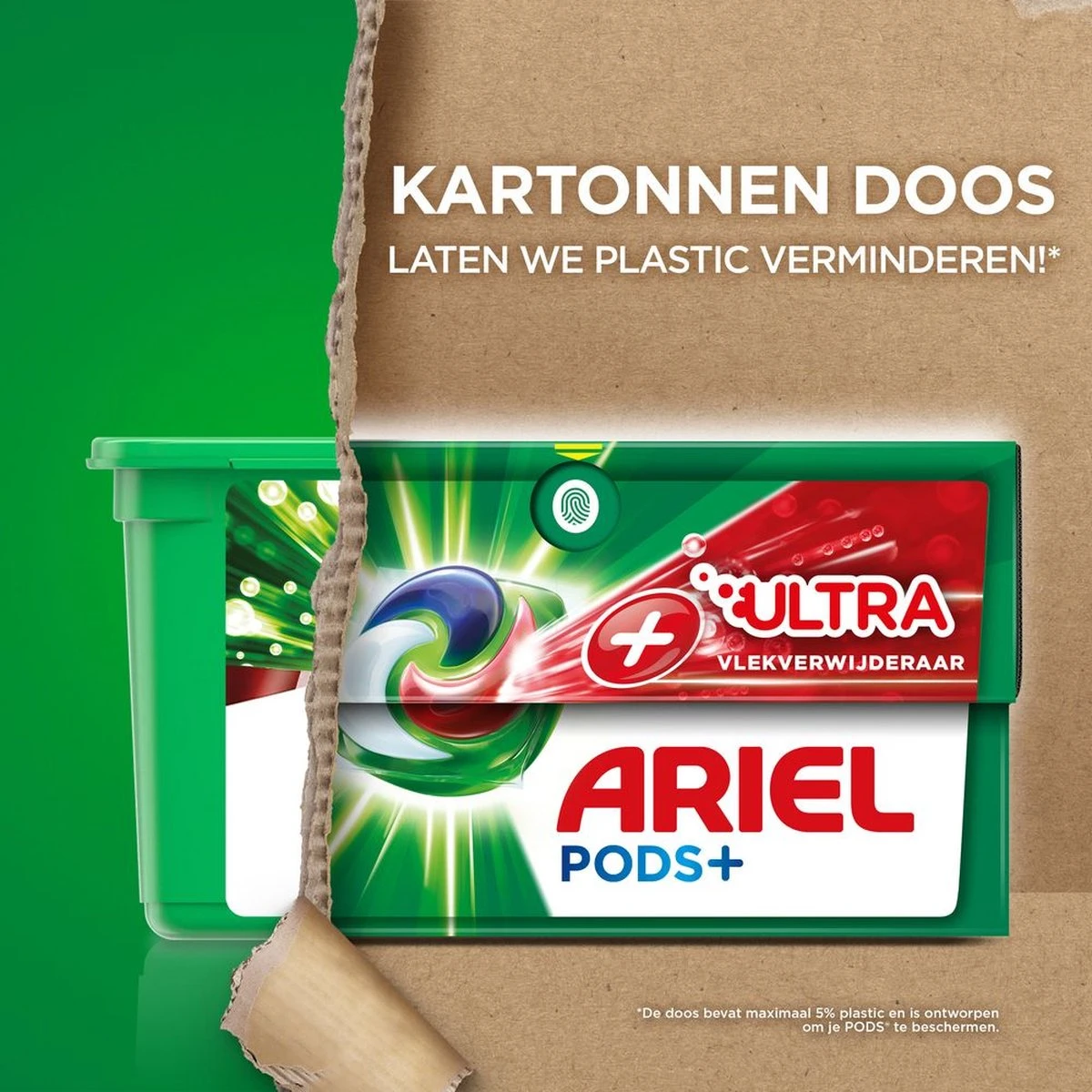 Ariel Wasmiddel Pods +Ultra Vlekverwijderaar - 4 X 20 Wasbeurten Voordeelverpakking 3 Ariel Wasmiddel Pods +Ultra Vlekverwijderaar - 4 X 20 Wasbeurten Voordeelverpakking - Afbeelding 3