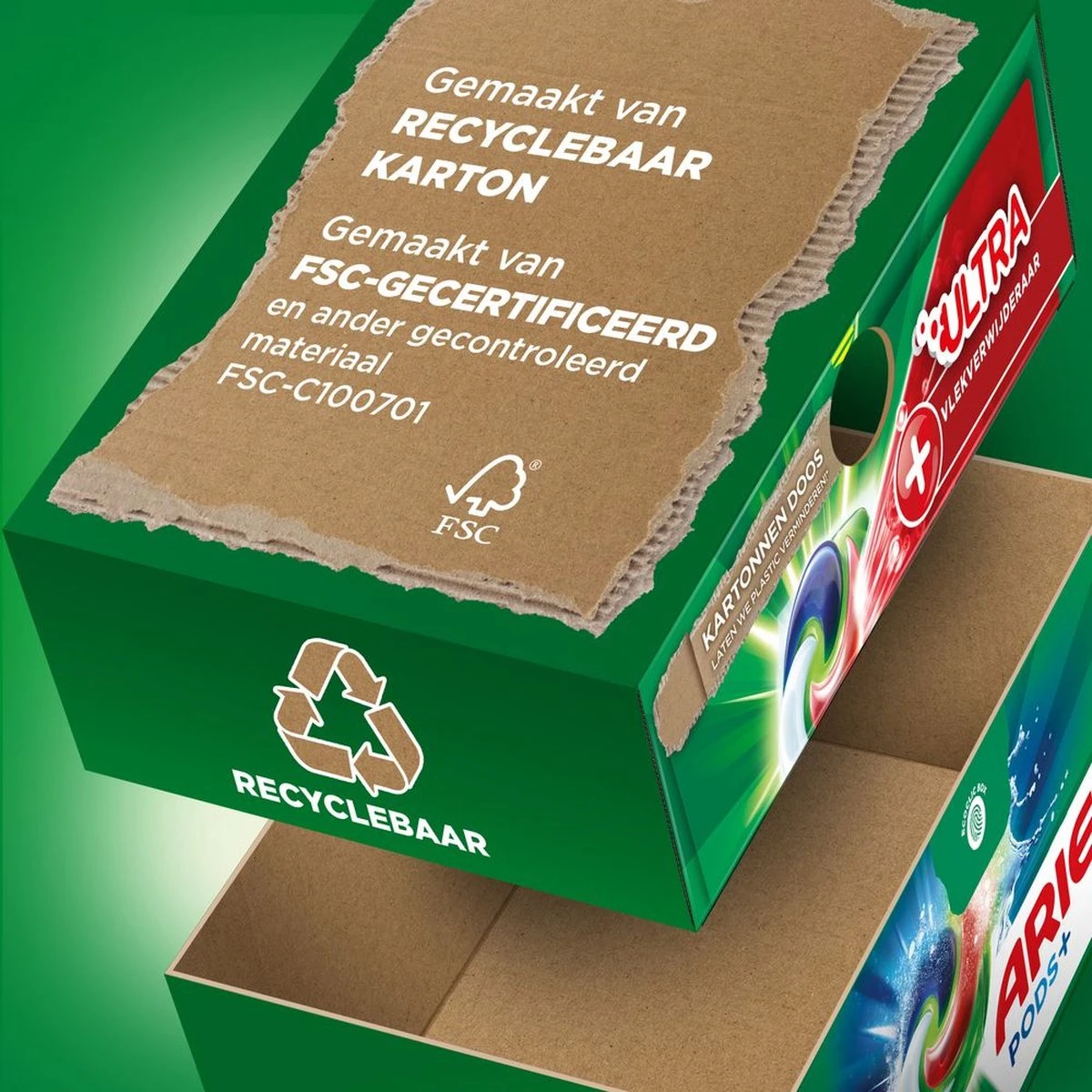 Ariel Wasmiddel Pods +Ultra Vlekverwijderaar - 4 X 20 Wasbeurten Voordeelverpakking 6 Ariel Wasmiddel Pods +Ultra Vlekverwijderaar - 4 X 20 Wasbeurten Voordeelverpakking - Afbeelding 6