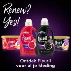 Fleuril Renew Zwart - Vloeibaar Wasmiddel - Voordeelverpakking - 65 Wasbeurten -HG Winkel 1200x1200 480