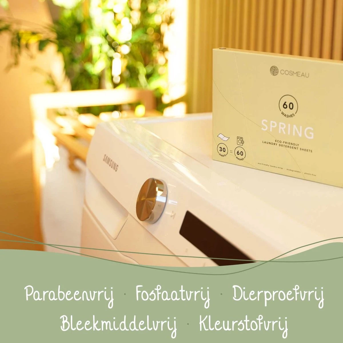 Cosmeau Wasstrips 60 Wasbeurten Lavendel Wasmiddel Wasvellen Wasdoekjes Detergent Sheets Eco Laundry Strips - Biologisch Cosmo Cosmea Kosmo 4 Cosmeau Wasstrips 60 Wasbeurten Lavendel Wasmiddel Wasvellen Wasdoekjes Detergent Sheets Eco Laundry Strips - Biologisch Cosmo Cosmea Kosmo - Afbeelding 4