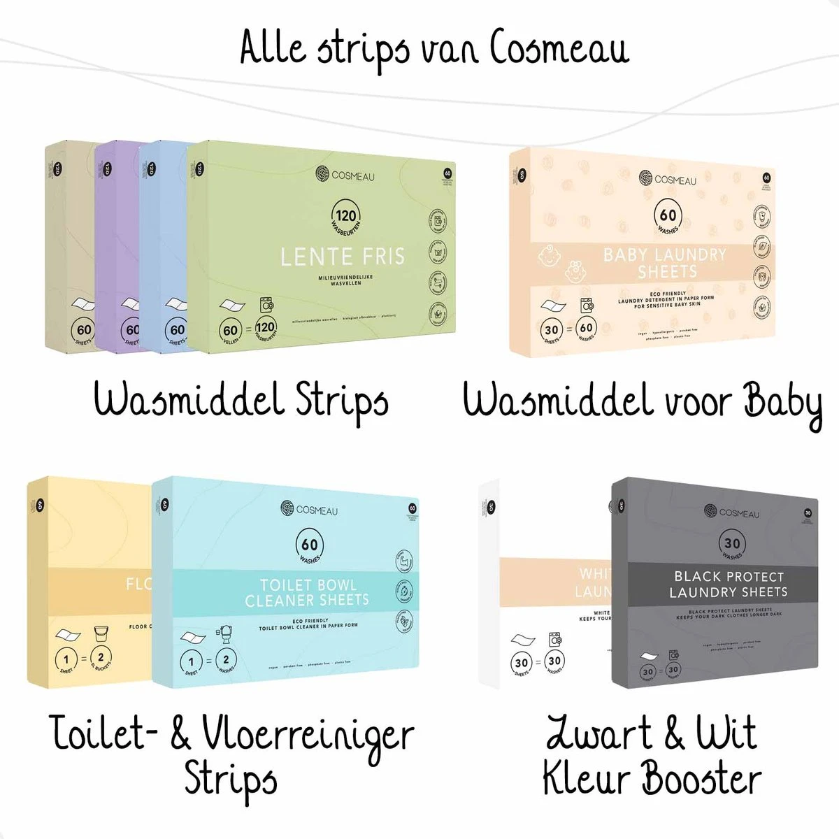 Cosmeau Wasstrips 60 Wasbeurten Lavendel Wasmiddel Wasvellen Wasdoekjes Detergent Sheets Eco Laundry Strips - Biologisch Cosmo Cosmea Kosmo 15 Cosmeau Wasstrips 60 Wasbeurten Lavendel Wasmiddel Wasvellen Wasdoekjes Detergent Sheets Eco Laundry Strips - Biologisch Cosmo Cosmea Kosmo - Afbeelding 15