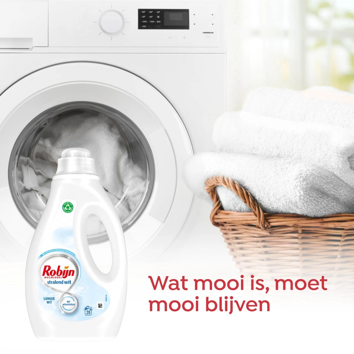 Robijn Stralend Wit Vloeibaar Wasmiddel 20 Wasbeurten 7 Robijn Stralend Wit Vloeibaar Wasmiddel 20 Wasbeurten - Afbeelding 7
