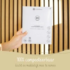 Cosmeau Wasstrips 20 Wasbeurten Zeebries Wasmiddel Wasvellen Wasdoekjes Detergent Sheets Eco Laundry Strips Proefpakket - Plasticvrij Biologisch -HG Winkel 1200x1200 618