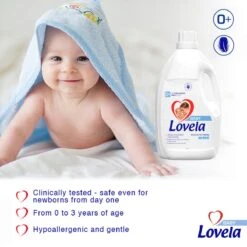 Lovela - Wasmiddel - Hypoallergene Melk - Voor Het Wassen Van Baby & Witte Kleding - 4,5l -HG Winkel 1200x1200 698