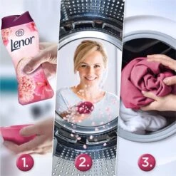 Lenor Pioenroos En Hibiscus Parels - In-Wash Geurbooster - Voordeelverpakking 6 X 15 Wasbeurten -HG Winkel 1200x1200 998