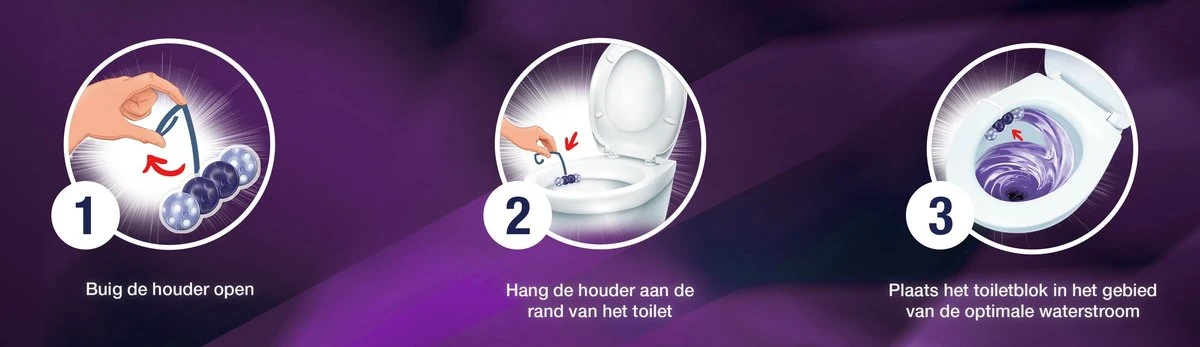 Witte Reus Kracht Actief Toiletblok - Lavendel - WC Blokjes Voordeelverpakking - 10 Stuks 6 Witte Reus Kracht Actief Toiletblok - Lavendel - WC Blokjes Voordeelverpakking - 10 Stuks - Afbeelding 6