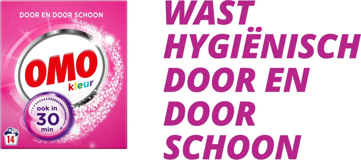 Omo Kleur Waspoeder - 6 X 14 Wasbeurten - Voordeelverpakking 5 Omo Kleur Waspoeder - 6 X 14 Wasbeurten - Voordeelverpakking - Afbeelding 5