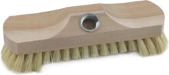 Houten Schrobborstel/schrobber Inclusief Metalen Telescoopsteel Zilver 200 Cm -HG Winkel 1200x535