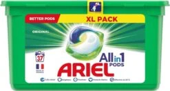 Ariel All In 1 Pods Regular Wasmiddel - Voordeelverpakking 3 X 37 Wasbeurten - Wasmiddel Pods -HG Winkel 1200x643
