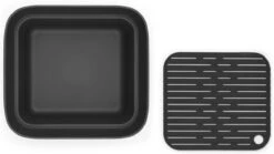 Brabantia SinkSide Afwasbak Vierkant - Met Afdruipschaal - Dark Grey -HG Winkel 1200x675