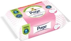 Page Vochtig Toiletpapier - 6 X 74 Stuks - Sensitive Maxi Vochtig Wc Papier - Voordeelverpakking -HG Winkel 1200x701