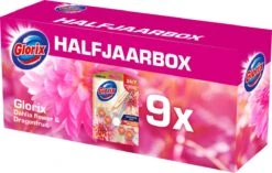 Glorix Aroma Lux Dahlia Flower & Dragonfruit - 9 Toiletblokken - Halfjaarbox - Voordeelverpakking -HG Winkel 1200x761 4