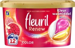 Fleuril Renew Color Caps - Wasmiddel Capsules - Voordeelverpakking - 8 X 12 Wasbeurten -HG Winkel 1200x772