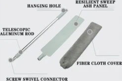 Verstelbare Stofdoek Voor Jaloezieën / Verstelbare Plumeau / Verstelbare Stofdoek / Reinigings Borstel Jaloezieën / Jaloerzieën Reiniger/ Intrekbare Stofborstel / Onder Kast Dweil / Intrekbare Verstelbare Plumeau / Stoffer / Schoonmaken Tips -HG Winkel 1200x791 2