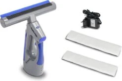 Swiss Pro+ Ruitenreiniger 3 In 1 WV 2 Blue Edition Window Vac - Ca. 120 M² - Waterzuiger - Incl. Smalle Zuigmond - Oplaadbaar - Raamwisser - Streeploos - Clicksystem - 2 Microvezeldoekjes - Met Sprayfunctie - Low Noise - Hepafilter -HG Winkel 1200x796 3
