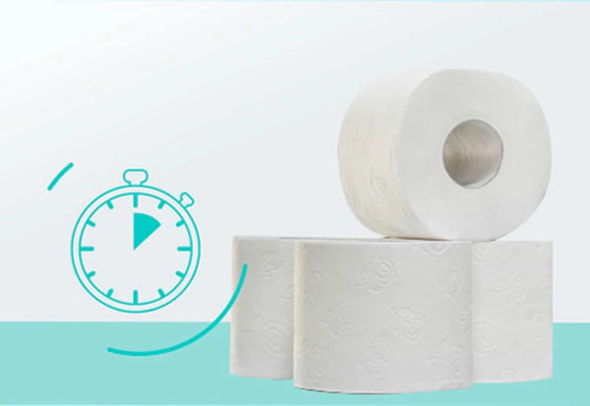 Toiletpapier Aquastream Snel Oplosbaar (6-pack) 2 Toiletpapier Aquastream Snel Oplosbaar (6-pack) - Afbeelding 2