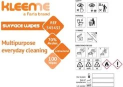 Schoonmaakdoekjes - Ontsmettingsdoekjes - Desinfectiedoekjes - Desinfectie Doekjes - KleenMe - Alcohol Doekjes - Alcoholdoekjes - Allesreiniger Zachte Antibacteriële Alcohol Wipes- 100 Doekjes - Met Dispenser - 70% Alcohol - 185 X 110mm -HG Winkel 1200x846 2