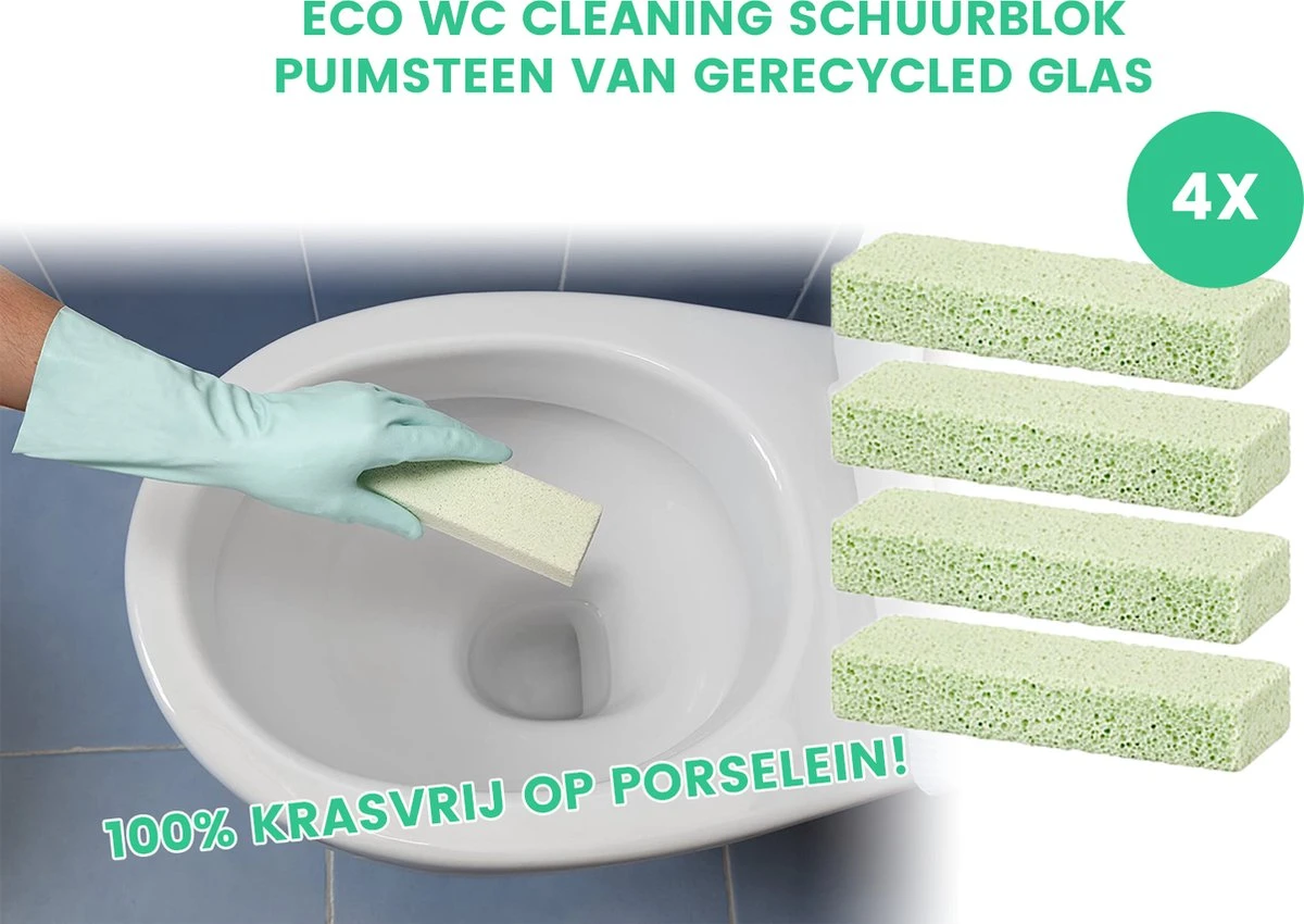 4x Puimsteen- Cleaningblock WC - Ontkalken Zonder CHEMIE - Enkel Geschikt Voor Porselein !! 1 4x Puimsteen- Cleaningblock WC - Ontkalken Zonder CHEMIE - Enkel Geschikt Voor Porselein !!