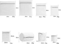 Product Depot Waszakken Voor Wasgoed - Waszak - Waszakje Lingerie - Wastas - Set Van 8 -HG Winkel 1200x858 1